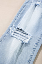 Beau Blue Light Wash Distressed Flare Jeans